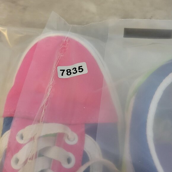 Vans Old Skool Shoes Womens Size 6.5 Skate Sneakers Colorblock Neon Athletic - Picture 13 of 13